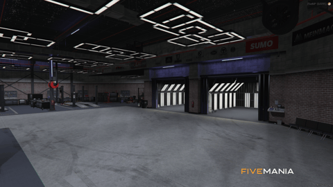 FIVEM Los Santos Customs | Expanded Mechanic Shop MLO | Interior & Exterior | Waiting Area | Storage Room | Add-On | Optimized | Fivem Ready | High Quality — image 6