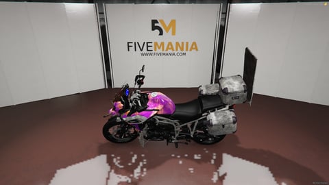 FIVEM Scorpion | Adventure Touring Motorcycle [Unbadged] Add-On | Working Lights | Saddlebags | Optimized | Fivem Ready | High Quality, image 7