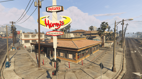 FIVEM Hornys V2 | Lore-Friendly Fast Food Restaurant | Interior & Exterior | Detailed Kitchen | Add-On | Optimized | Fivem Ready | High Quality — image 2
