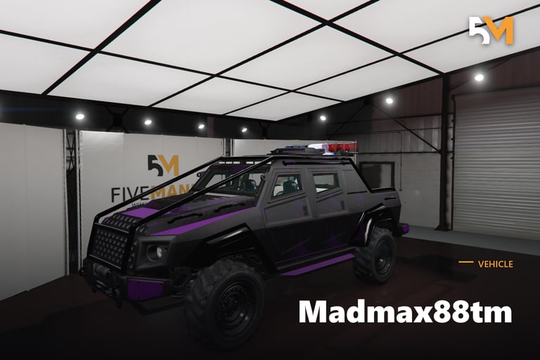 FIVEM Madmax88tm, Armored Off-Road Vehicle [Unbadged] Add-On