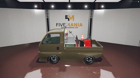 FIVEM Punka Cdy2b | Compact Utility Truck Add-On | Tool Rack | Working Lights | Custom Interior | Optimized | Fivem Ready | High Quality, image 7