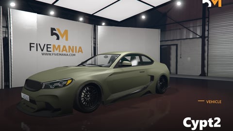 FIVEM Cypt2 | Custom Sports Coupe [Unbadged] Add-On | Custom Body Kit | Performance Wheels | Add-On | Optimized | Fivem Ready | High Quality cover