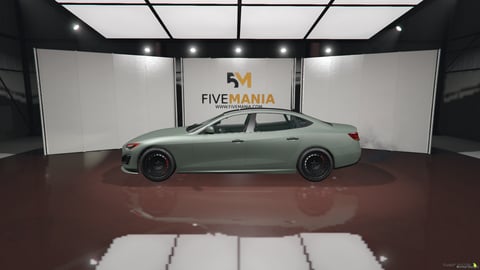 FIVEM Maserati Ghibli | Lore Friendly Luxury Sedan | Interior & Exterior | Custom Wheels | Optimized Handling | Add-On | Optimized | Fivem Ready | High Quality, image 7