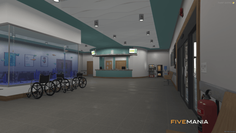 FIVEM Paleto Medical Center | Modern Hospital MLO | Interior & Exterior | Reception & Patient Rooms | X-Ray Room | Add-On | Optimized | Fivem Ready | High Quality — image 7