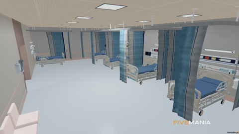 FIVEM Downtown Medical Center | Comprehensive Hospital MLO | Interior & Exterior | Reception & Patient Rooms | Operating Theaters & Canteen | Add-On | Optimized | Fivem Ready | High Quality — image 12