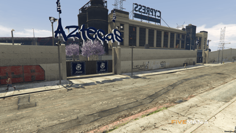 FIVEM Aztecas Hood | Custom Gang Territory MLO | Interior & Exterior | Bar & Pool Tables | Basketball Court | Add-On | Optimized | Fivem Ready | High Quality — image 2