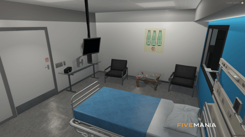FIVEM Mount Zonah Medical Center | Comprehensive Hospital MLO | Interior & Exterior | Patient Rooms | Helipad | Lobby | Add-On | Optimized | Fivem Ready | High Quality — image 22