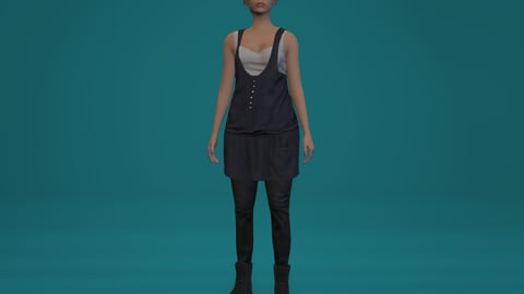 Tessa | Female Ped | Multiple Outfits | Optimized & Fivem Ready [Add-On] — image 6