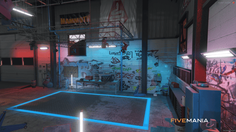 FIVEM Tuner Shop V2 | Modern Tuner Shop MLO | Interior & Exterior | Multiple Bays | Custom Props | Arcade Area | Add-On | Optimized | Fivem Ready | High Quality — image 15