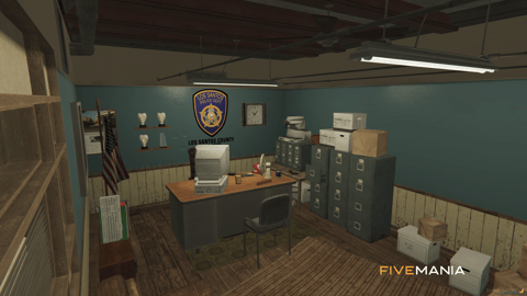 FIVEM Mesa Police Department | Detailed Police Station MLO | Interior & Exterior | Jail Cells | Briefing Room | Armory | Add-On | Optimized | Fivem Ready | High Quality — image 22