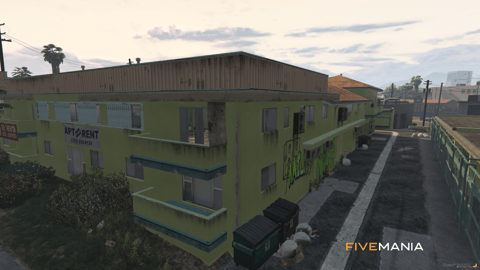 FIVEM Families Gang Hideout | Lore-Friendly Gang Hideout MLO | Interior & Exterior | Custom Props | Gritty Atmosphere | Add-On | Optimized | Fivem Ready | High Quality — image 5