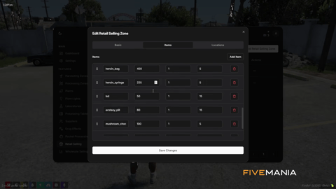 FIVEM Drugs Creator | Advanced Drug Crafting & Distribution Script | Custom Processing Zones | Harvesting & Planting | Wholesale & Retail Selling | Multiple Drug Types | Add-On | Optimized | Fivem Ready | High Quality, image 52