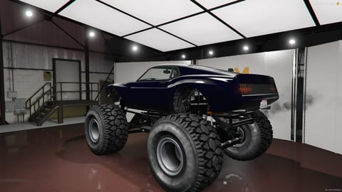 FIVEM Domgtt2 | Classic Muscle Monster Truck [Unbadged] Add-On | High Suspension | Off-Road Tires | Custom Chassis | Add-On | Optimized | Fivem Ready | High Quality, image 7