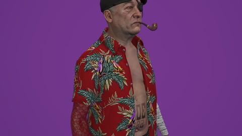 Kebun | Male Ped | Multiple Outfits | Optimized & Fivem Ready [Add-On] — image 4