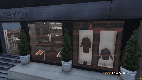 FIVEM Ponsonbys Clothing Store | Luxury Retail MLO | Interior & Exterior | Custom Props | Optimized | Add-On | Fivem Ready | High Quality — image 11