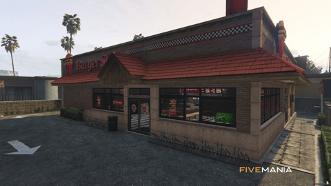 FIVEM Burgershoot Restaurant V2 | Detailed Fast Food MLO | Interior & Exterior | Add-On | Optimized | Fivem Ready | High Quality — image 3