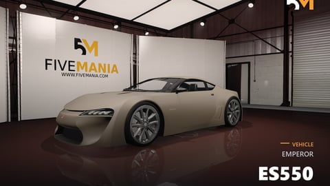 FIVEM Emperor ES550 | Realistic Sports Car Add-On | Detailed Interior | Optimized | Fivem Ready | High Quality cover