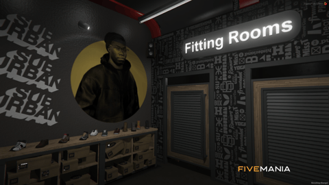 FIVEM Suburban Clothing Store V2 | Modern Clothing Store MLO | Interior & Exterior | Custom Props | Fitting Rooms | Add-On | Optimized | Fivem Ready | High Quality — image 7