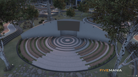 FIVEM Legion V4 | Multi-Purpose City Square MLO | Wedding Venue | Outdoor Amphitheater | Landscaping | Add-On | Optimized | Fivem Ready | High Quality — image 10