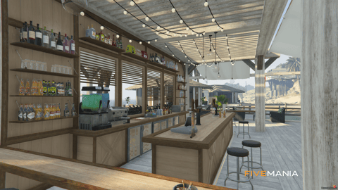 FIVEM Oasis Resort | Luxury Island Resort MLO | Overwater Bungalows | Beach Bar | Interior & Exterior | Add-On | Optimized | Fivem Ready | High Quality — image 10