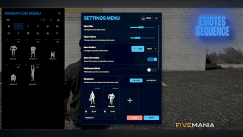 FIVEM Animations Menu | Advanced Emote & Animation System | Custom Emote Creator | Sequence Editor | Prop Support | Shared Emotes | Add-On | Optimized | Fivem Ready | High Quality, image 16