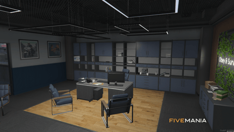 FIVEM Mission Row Pd V4 | Modern Police Station MLO | Interior & Exterior | Multiple Rooms | Control Room | Jail Cells | Add-On | Optimized | Fivem Ready | High Quality — image 17