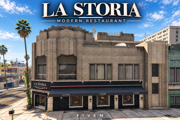 FiveM This Restaurant La Storia, Modern Italian Restaurant MLO