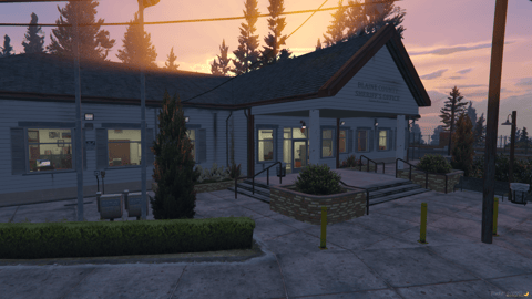FIVEM Paleto Sheriff Department V2 | Realistic Sheriff Department MLO | Interior & Exterior | Offices | Jail Cells | Locker Room | Add-On | Optimized | Fivem Ready | High Quality — image 2