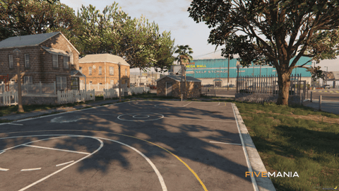 FIVEM Mini Chicago | Urban Neighborhood Map Edit | Multiple Houses | Basketball Court | Crime Scene Elements | Add-On | Optimized | Fivem Ready | High Quality — image 6