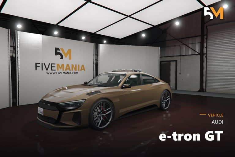 FIVEM Audi e-tron GT, Lore Friendly Unmarked Police Car