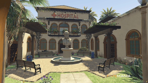 FIVEM Sandy Hospital | Fully Equipped Hospital MLO | Interior & Exterior | Pharmacy | Waiting Room | Add-On | Optimized | Fivem Ready | High Quality — image 5