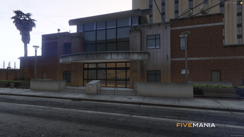 FIVEM Davis Sheriff Station | Detailed Police Station MLO | Interior & Exterior | Shooting Range | Jail Cells | Offices | Add-On | Optimized | Fivem Ready | High Quality — image 2