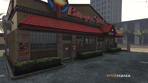 FIVEM Burgershot Restaurant | Iconic Fast Food MLO | Interior & Exterior | Full Kitchen | Dining Area | Restrooms | Add-On | Optimized | Fivem Ready | High Quality — image 3