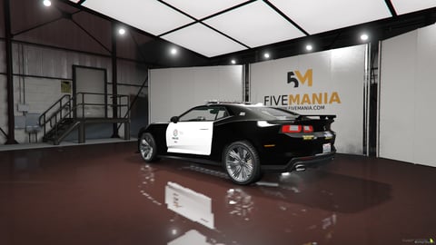FIVEM Chevrolet Camaro ZL1 (6th Gen) | Lore Friendly Police Car | Working Lights | Custom Sirens | Optimized Handling | Add-On | Optimized | Fivem Ready | High Quality, image 8