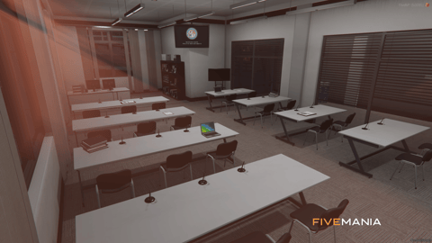 FIVEM Mission Row Police Department | Detailed Police Station MLO | Interior & Exterior | Offices | Cells | Interrogation Rooms | Add-On | Optimized | Fivem Ready | High Quality — image 17