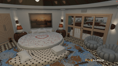 FIVEM Bungalow Village | Tropical Island Village MLO | Multiple Bungalows | Private Pools | Interior & Exterior | Add-On | Optimized | Fivem Ready | High Quality — image 17