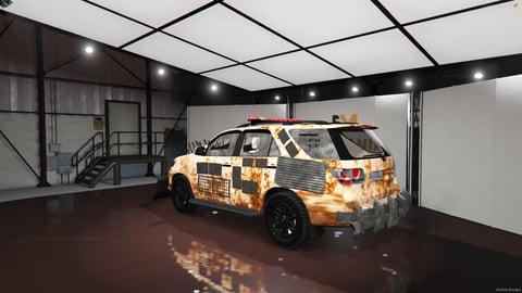 FIVEM Sw4pm | Post-Apocalyptic SUV [Unbadged] Add-On | Custom Armor | Working Lights | Unique Design | Add-On | Optimized | Fivem Ready | High Quality, image 9