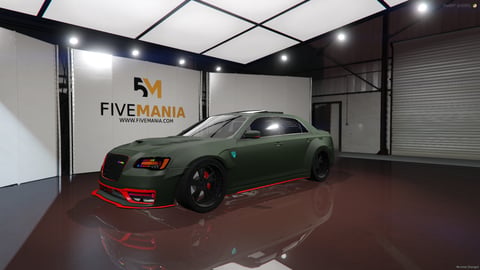FIVEM Chrysler 300 | Realistic Sports Sedan [Badged] Add-On | Custom Body Kit | Working Lights | Tuning Parts | Add-On | Optimized | Fivem Ready | High Quality — image 3