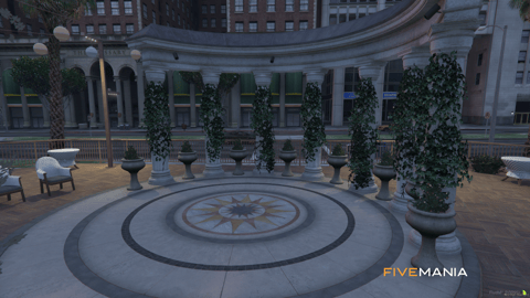 FIVEM Legion V4 | Multi-Purpose City Square MLO | Wedding Venue | Outdoor Amphitheater | Landscaping | Add-On | Optimized | Fivem Ready | High Quality — image 17