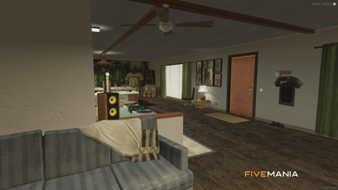 FIVEM Families Stash | Gang Hideout MLO | Pool Table | Drug Lab | Stash Room | Add-On | Optimized | Fivem Ready | High Quality — image 4