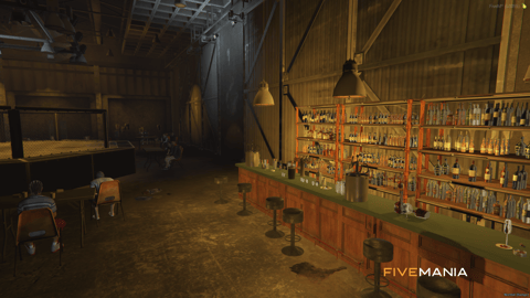 FIVEM Secret Illegal Fight Club | Underground Combat Arena MLO | Interior & Exterior | Bar Area | Fight Cage | Add-On | Optimized | Fivem Ready | High Quality — image 6