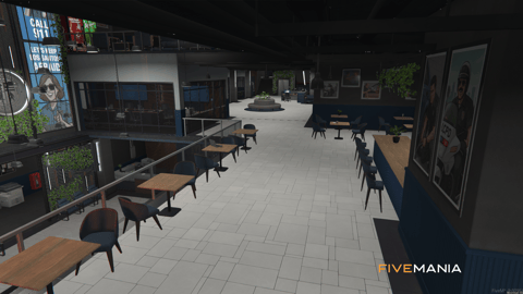 FIVEM Mission Row Pd V4 | Modern Police Station MLO | Interior & Exterior | Multiple Rooms | Control Room | Jail Cells | Add-On | Optimized | Fivem Ready | High Quality — image 30