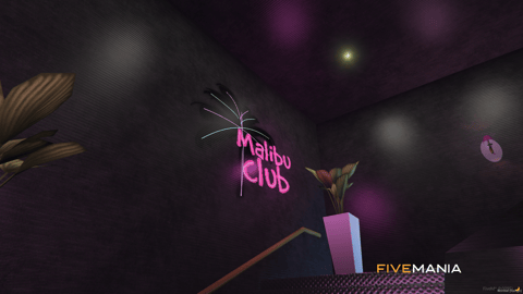 FIVEM Malibu Club | Vibrant Nightclub MLO | Interior & Exterior | DJ Booth | Bar Area | Neon Lighting | Add-On | Optimized | Fivem Ready | High Quality — image 11