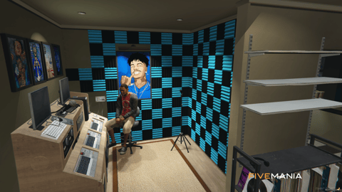 FIVEM Rips Hood | Gang Hideout MLO | Interior & Exterior | Music Studio | Gym | Add-On | Optimized | Fivem Ready | High Quality — image 9