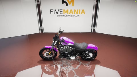 FIVEM Harley-Davidson Iron 883 | Realistic Cruiser Motorcycle [Badged] Add-On | Custom Paint | Working Lights | Optimized | Fivem Ready | High Quality — image 7