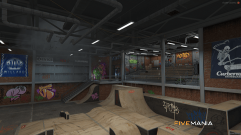 FIVEM Skate Zone Shop | Skate Park & Retail MLO | Interior & Exterior | Skate Ramps | Clothing & Bikes | Custom Props | Add-On | Optimized | Fivem Ready | High Quality — image 20