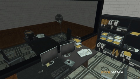 FIVEM Ocean Police Department | Detailed Police Station MLO | Interior & Exterior | Multiple Rooms | Custom Props | Add-On | Optimized | Fivem Ready | High Quality — image 15