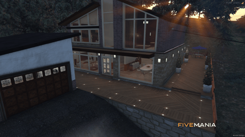 FIVEM Mountain House 2 | Luxury Mountain Home MLO | Interior & Exterior | Pool & Deck | Garage | Add-On | Optimized | Fivem Ready | High Quality — image 3