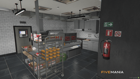 FIVEM Burgershoot Restaurant V2 | Detailed Fast Food MLO | Interior & Exterior | Add-On | Optimized | Fivem Ready | High Quality — image 9
