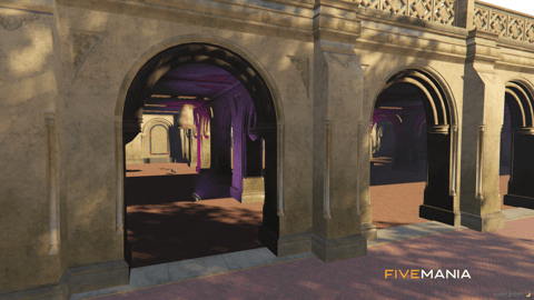 FIVEM Legion Square And Sewers Reworked | Expanded Map MLO | Underground Parking & Sewers | Exterior Overhaul | Add-On | Optimized | Fivem Ready | High Quality — image 9